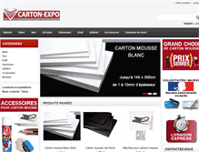 Tablet Screenshot of carton-expo.com